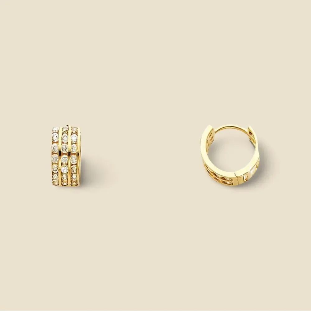 14k Solid Gold 5 mm Thickness and 11 mm diameter | Birthday Gift | Solid Gold |